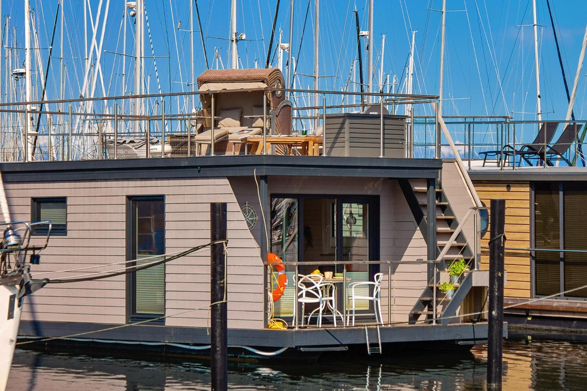 Hausboot - Svanehus Хайлигенхафен Экстерьер фото